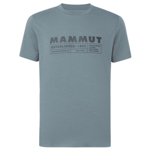 Tričko krátky rukáv Mammut Trovat T-Shirt Men Logo 00789 strata