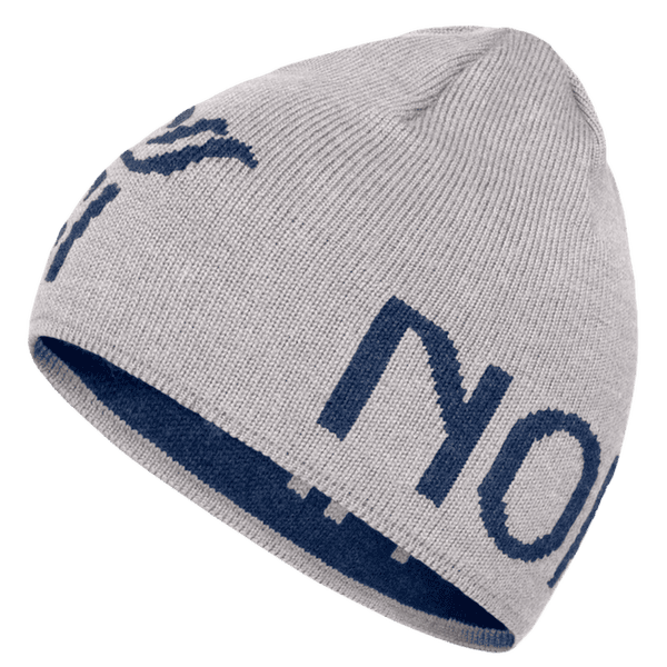 Čiapka Norrona /29 mid merinoUll logo Beanie Grey Melange