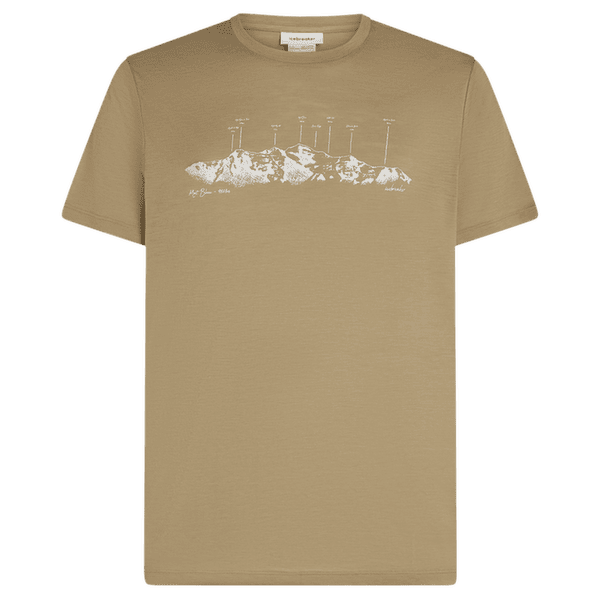 Tričko krátky rukáv Icebreaker Merino 150 Tech Lite SS Tee The Peaks Men CUMIN