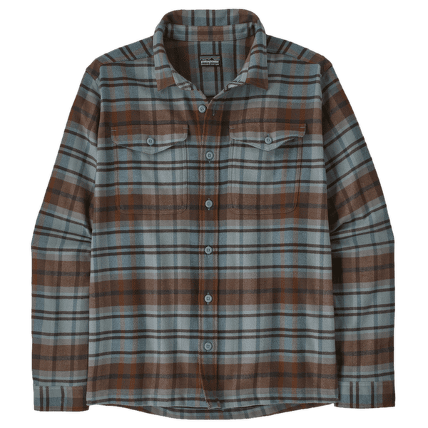 Košeľa dlhý rukáv Patagonia FJORD FLANNEL SHIRT Men Rising Storm: Blue Sage