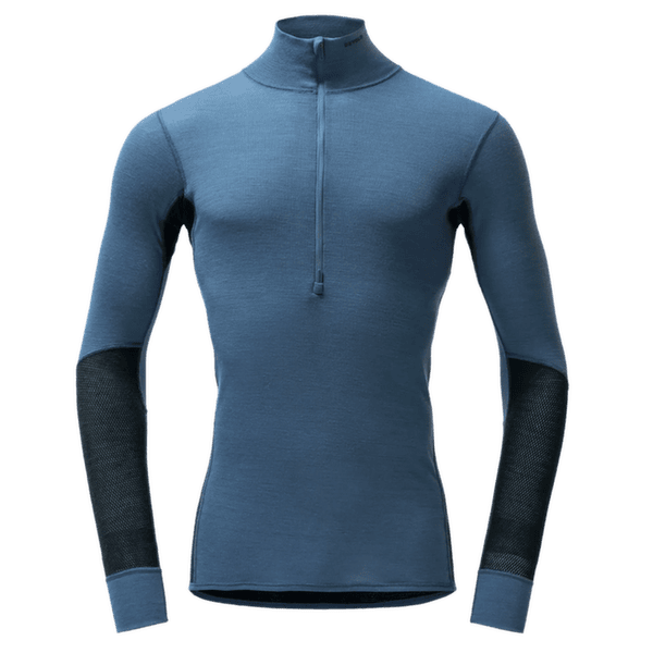 Tričko dlhý rukáv Devold Wool Mesh 190 Zip Neck Man 445B BERRY/INK