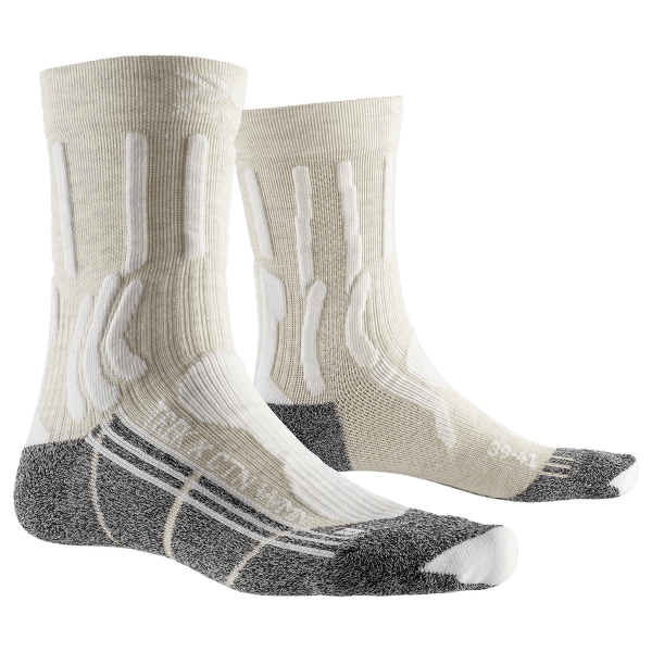 Ponožky X-Bionic Trek X Cotton Socks Women White/Anthracite