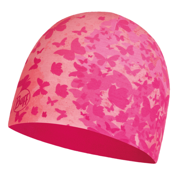 Čiapka Buff MICRO & POLAR HAT CHILD BUTTERFLY PINK BUTTERFLY PINK