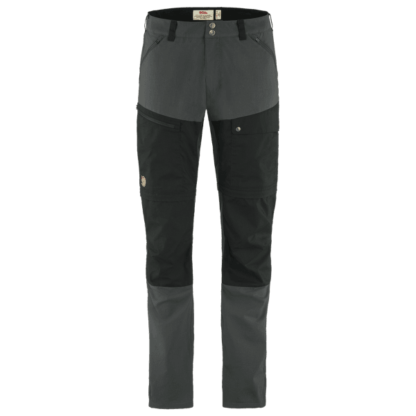 Nohavice Fjällräven Abisko Midsummer Zip Off Trousers Men Dark Grey-Black