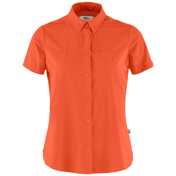 Košeľa krátky rukáv Fjällräven High Coast Lite Shirt SS Women Rowan Red