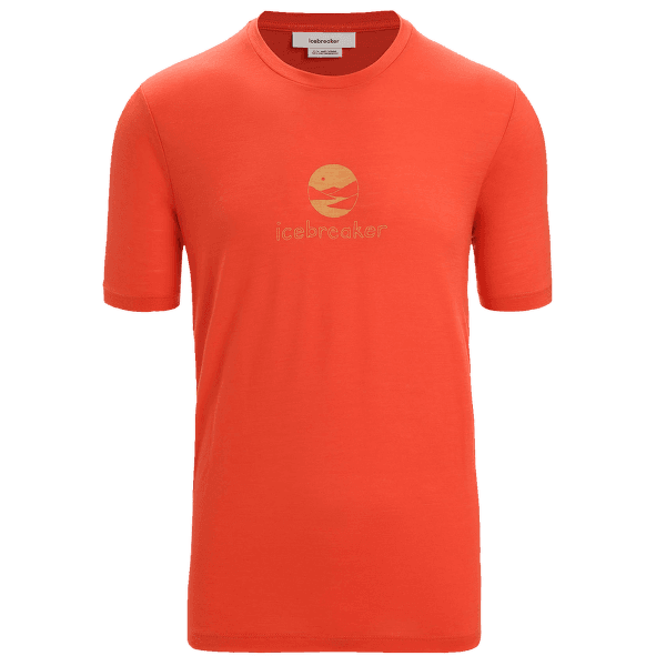 Tričko krátky rukáv Icebreaker Tech Lite II SS Tee IB Essential Logo Men VIBRANT EARTH