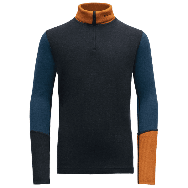 Tričko dlhý rukáv Devold Expedition Merino Zip Neck Junior 284A INK