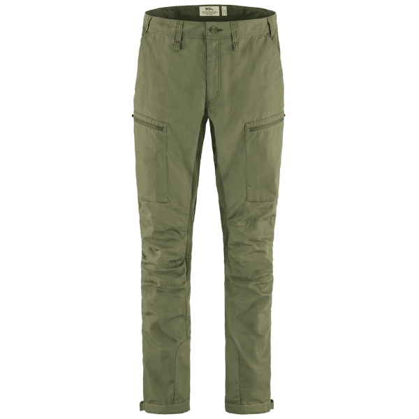 Nohavice Fjällräven Abisko Lite Trekking Trousers Regular Green-Laurel Green