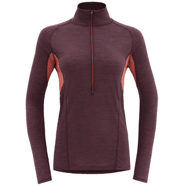 Tričko dlhý rukáv Devold Running Zip Neck Women PORT