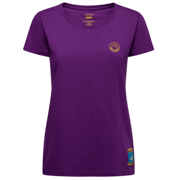 Tričko krátky rukáv La Sportiva CLIMBING ON THE MOON T-Shirt Women Viola/Giallo