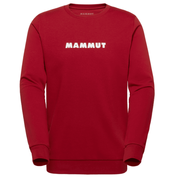 Pulóver Mammut MAMMUT CORE ML CREW NECK MEN LOGO 3818 dark mammut red