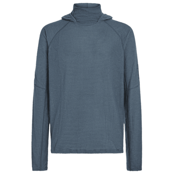 Mikina Icebreaker Merino 400 RealFleece™ Grid Blackridge Pullover Hoodie Men Abyss