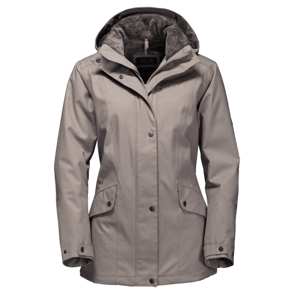 Bunda Jack Wolfskin Park Avenue Jacket Women moon rock 5041