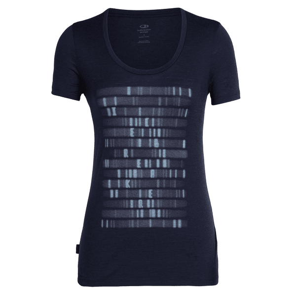 Tričko krátky rukáv Icebreaker Tech Lite SS Scoop Sequence Women Midnight Navy IBANS_01360