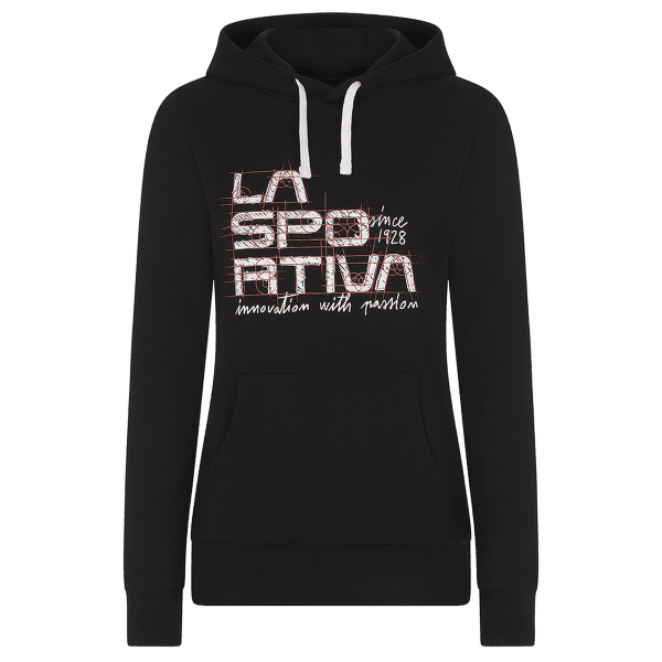 Mikina La Sportiva Project Hoody Women Black/White