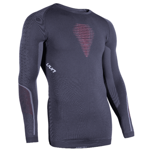 Tričko dlhý rukáv UYN Visyon UW Shirt LS Men Charcoal/Red/White