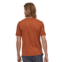 Tričko krátky rukáv Patagonia Cap Cool Daily Graphic Shirt Men 73 Text Logo: Clement Blue X-Dye