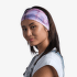 Čelenka Buff COOLNET UV® WIDE HEADBAND SEARY PURPLE SEARY PURPLE