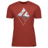 Tričko krátky rukáv Black Diamond Mountain Logo SS Tee Men Red Rock