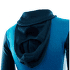 Mikina Aclima WarmWool Hood Sweater W/Zip Women Navy Blazer / Blue Sapphire / Azure Blue