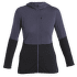 Mikina Icebreaker Merino Blend 200 RealFleece™ Descender LS Zip Hoodie Women GRAPHITE/BLACK/CB