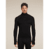 Mikina Icebreaker 300 MerinoFine™ Polar LS Roll Neck Men Black