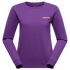 Climbing on the Moon Sweatshirt Women Viola/Giallo