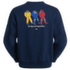 Mikina The North Face U TNF Celebration Relaxed Crew-Graphic Men SUMMIT NAVY