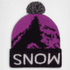 Čiapka Mons Royale Mtn Pixel Merino Pom Pom Beanie Purple Bolt / Black