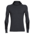 Mikina Icebreaker Winter Zone LS Half Zip Hood Men Jet HTHR/Black/Lunar