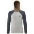 Mikina Millet Red Wall Light Hoodie Men HEATHER GREY/ORANGE