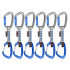 Crag Keylock Wire Indicator 6-Pack Quickdraws 32200 silver-ultramarine