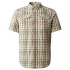 Košeľa krátky rukáv The North Face S/S Pine Knot Shirt Men Khaki Stone Plaid
