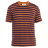 Tričko krátky rukáv Icebreaker Drayden SS Tee Stripe Men NIGHTSHADE/EARTH/S