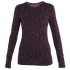 Tričko dlhý rukáv Icebreaker Merino 200 Oasis LS Crewe Macro Camo Women TEMPO/BLACK/NIGHTSHAD/AOP