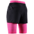Kraťasy X-Bionic X-BIONIC® EFFEKTOR 2IN1 SHORTS WOMEN X BLACK/NEO PINK