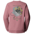 Mikina The North Face CONNECT RELAXED CREW SWEATSHIRT-GRAPHI Women NOSTALGIA ROSE