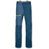 Nohavice Ortovox 3L ORTLER PANTS MEN 55901 petrol blue