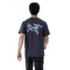 Tričko krátky rukáv Arcteryx Kragg SL Cotton Blurred Bird SS Men Black Sapphire