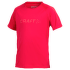 Tričko krátky rukáv Craft Run Tee Junior 1430 Red