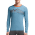 Tričko dlhý rukáv Icebreaker Oasis LS Crewe Equalizer Men Clay/Clay