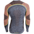 Tričko dlhý rukáv UYN Ambityon UW Shirt LS Melange Men Black Melange/Orange/Yellow