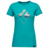 Tričko krátky rukáv Black Diamond Mountain Logo SS Tee Women Dark Patina