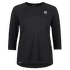 Tričko krátky rukáv Mons Royale Tarn Merino Shift Raglan 3/4 Women Black