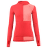 Mikina Aclima WarmWool Hood Sweater W/Zip Women Jester Red/Spiced Coral/Spiced Apple