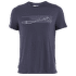 Tričko krátky rukáv Icebreaker Merino Core SS Tee Ski Stripes Men GRAPHITE