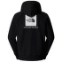 Mikina The North Face RAGLAN BOX NSE HOODIE Men TNF BLACK/TNF WHITE