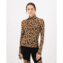 Tričko dlhý rukáv Mons Royale Cascade Merino Base Layer Mock Neck Long Sleeve Women Purple Bolt