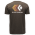 Tričko krátky rukáv Black Diamond Faded SS Tee Men Basalt