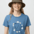Tričko krátky rukáv Fjällräven FJÄLLBLOMSTER FOX T-SHIRT WOMEN Soft Jade